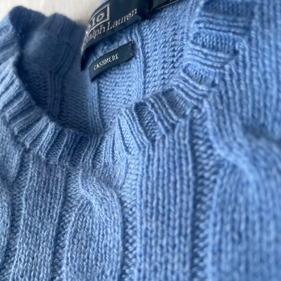 💥SOLD💥 750$ Ralph Lauren polo the ICONIC CASHMERE SWEATER large - Picture 2 of 4